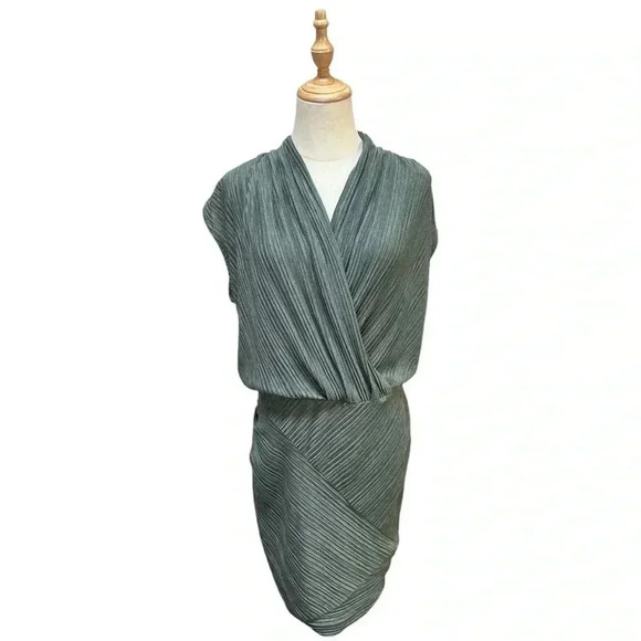 RACHEL Rachel Roy Green Dress Size M - Picture 1 of 7